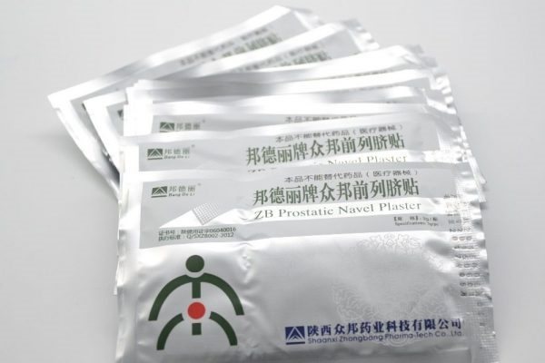 китайский пластырь для терапии воспаления в предстательной железе